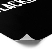 Blackbelt Black Belt Taekwondo Karate  ポスター (角)