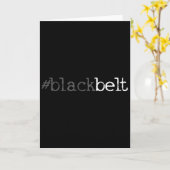 Blackbelt Karate Taekwondo Martial Arts Gift 1  カード (黄色い花)