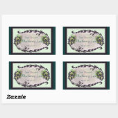 Blackberry Country 1aカスタマイズ可能なラベル 長方形シール (シート)