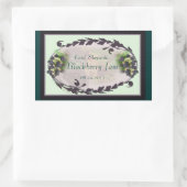 Blackberry Country 1aカスタマイズ可能なラベル 長方形シール (バッグ)