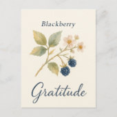 Blackberry — Gratitude Postcard ポストカード (正面)