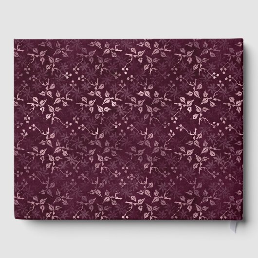 Blackberry Wine Pattern  ゲストブック (裏面)