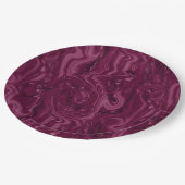 Blackberry Wine Pattern  ペーパープレート (アングル)
