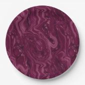 Blackberry Wine Pattern  ペーパープレート (正面)
