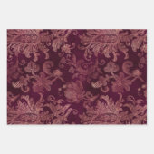 Blackberry Wine Pattern  ラッピングペーパーシート (正面2)