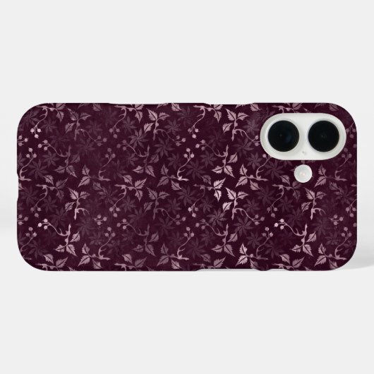 Blackberry Wine Pattern  Case-Mate iPhoneケース (裏面 (横))