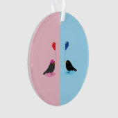 Blackbirdが他の半分を見つける オーナメント (正面)