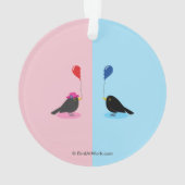 Blackbirdが他の半分を見つける オーナメント (裏面)