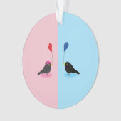 Blackbirdが他の半分を見つける オーナメント (正面)