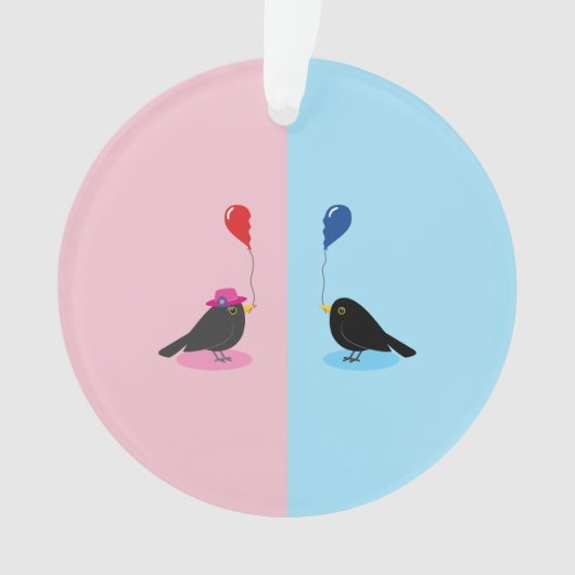 Blackbirdが他の半分を見つける オーナメント (正面)