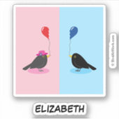 Blackbirdが他の半分を見つける シール (正面)
