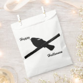 Blackbird Happy Halloween Favor Bags フェイバーバッグ (クリップ留めされた状態)