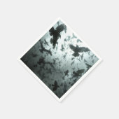 Blackbird Raven Crow Party スタンダードカクテルナプキン (角)