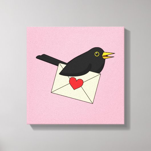 Blackbird with Loveから キャンバスプリント (正面)