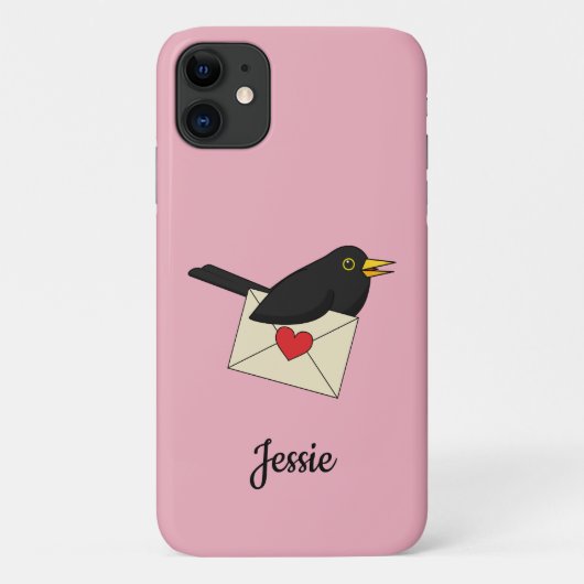 Blackbird with Loveから |テキストの追加 Case-Mate iPhoneケース (裏面)