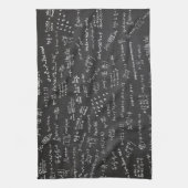 Blackboardの数式 キッチンタオル (縦)