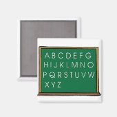 Blackboardアルファベット マグネット (正面/裏面)