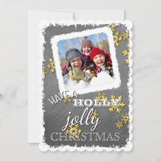 Blackboardカスタムにクリスマスのすてき飾り付け シーズンカード (正面)