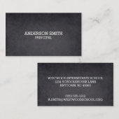 Blackboardスタイルセブンラインカスタム 名刺 (正面/裏面)