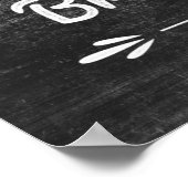 Blackboardトイレ紙おもしろい引用文 ポスター (角)