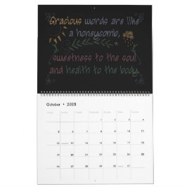 Blackboard聖なる書物、 経典2024月次カレンダー カレンダー