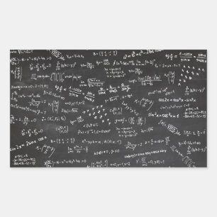 Blackboard Mathの数式と数値 長方形シール