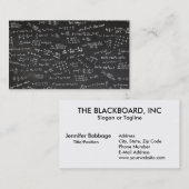 Blackboard Math Science授業料先生 名刺 (正面/裏面)
