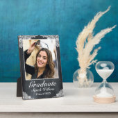 Blackboard & White Laceの卒業写真 フォトプラーク (側面)