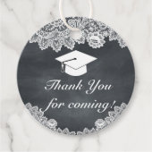 Blackboard & White Lace卒業ありがとうございます フェイバータグ (正面)