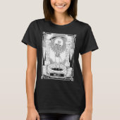 Blackcraft Witchy Skeleton Death the Grim Reaper T Tシャツ (正面)