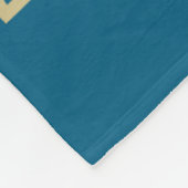 Blacked Out 2017 Total Solar Illustration フリースブランケット (角)