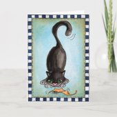 Blackest Cats - Greeting Card カード (正面)