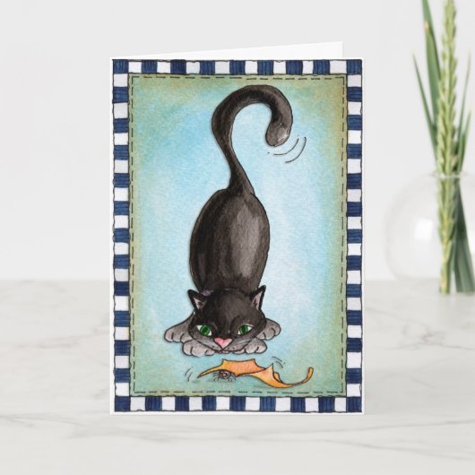 Blackest Cats - Greeting Card カード (正面)