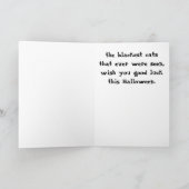 Blackest Cats - Greeting Card カード (内部)