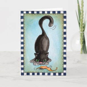 Blackest Cats - Greeting Card カード