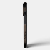 Blackest Ink | ブラックウォーターカラーモノグラムブラウン Case-Mate iPhoneケース (裏面 / 左)