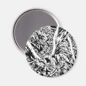 Blackest Night Group 絵画's – 白黒 マグネット (正面/裏面)