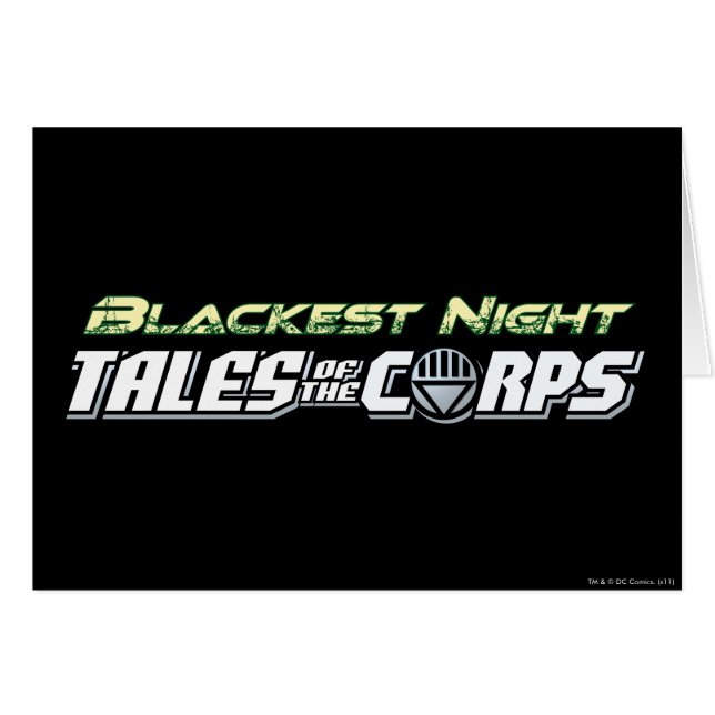 Blackest Night Tales of the Corps (正面横)