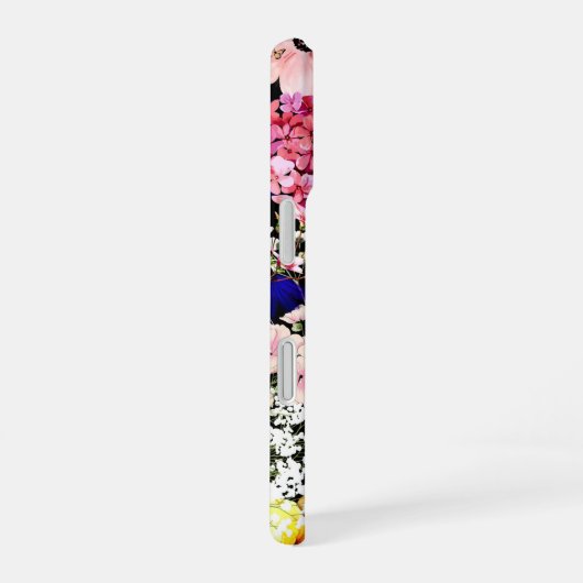 BlackFlower Abundance  iPhone 16ケース (右側面)