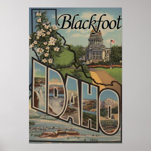 Blackfoot, Idaho – 大文字場面 ポスター (正面)