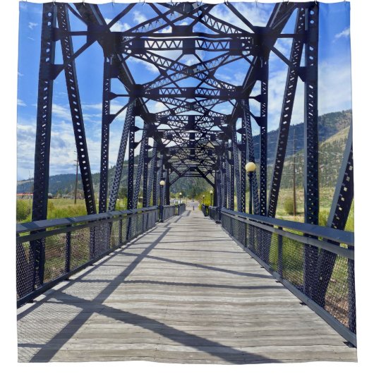 Blackfoot River Crossing シャワーカーテン (正面)