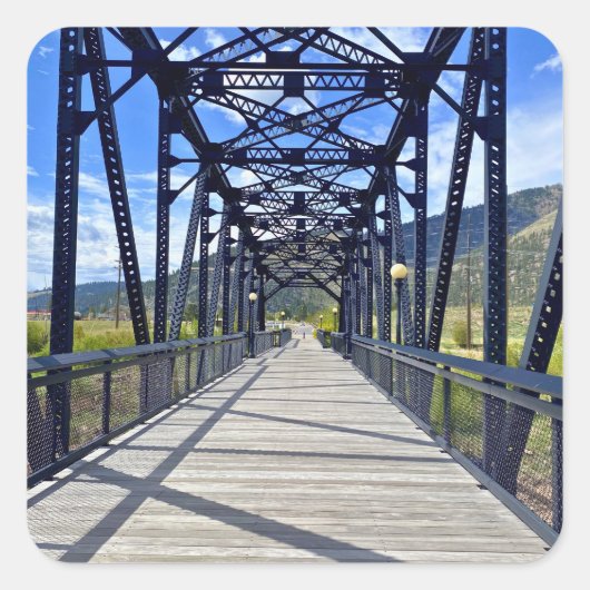 Blackfoot River Crossing スクエアシール (正面)