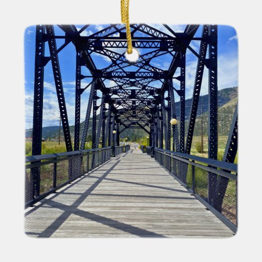 Blackfoot River Crossing セラミックオーナメント (正面)