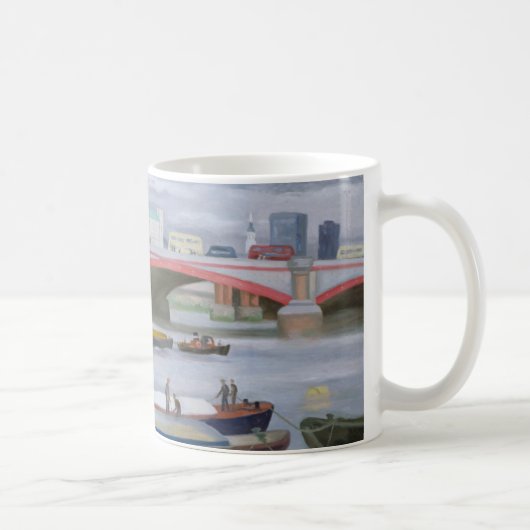 Blackfriars 2005年の忙しい場面 コーヒーマグカップ (右)
