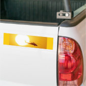 BLACKHAWKの日没 バンパーステッカー (トラック上)