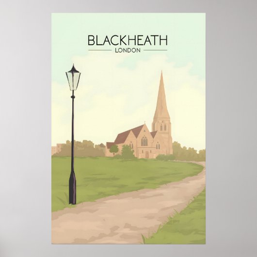 Blackheath London Travel Poster ポスター (正面)