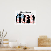 BlackHistoryTimelineFlag ポスター (キッチン)
