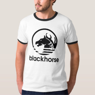 BlackHorse Xの3ストライプな生命(短い袖) Tシャツ