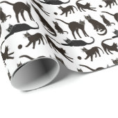 Blackie黒猫の包装紙 ラッピングペーパー (ロールコーナー)