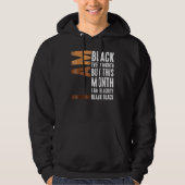 Blackity Black Every Month Black History BHM Afric パーカ (正面)